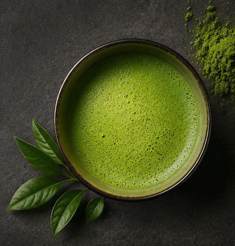 点てた宇治抹茶